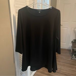 Alfani Black 3/4 Sleeve Top